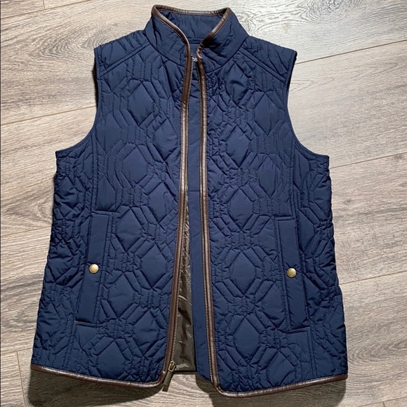Lands' End Jackets & Blazers - EUC Land’s End Navy Vest